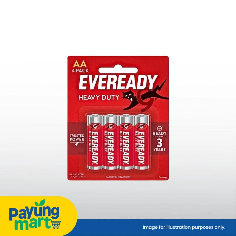 Eveready Heavy Duty AA (4pcs) Eveready Heavy Duty AA (4pcs) - Image 1