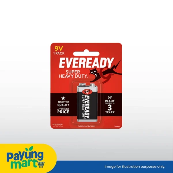 Eveready Super Heavy Duty 9v (1Pcs)