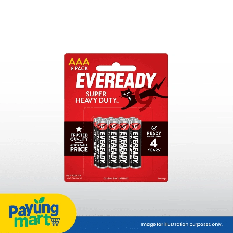 Eveready Super Heavy Duty AAA (8pcs) Eveready Super Heavy Duty AAA (8pcs) - Image 1